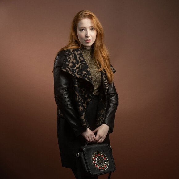 Unique Diane Von Furstenberg Lamb Leather Animal Print Biker Jacket- Size XS - Picture 4 of 13